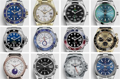 rolex types of watches|all rolex models and prices.